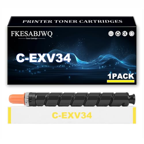 Toner jaune C-EXV34 pour corriger les impressions ternes sur Canon ImageRUNNER Advance C2230