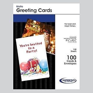 TST Greeting Cards 8.5x11, 96 bright, 100 Cards per pack