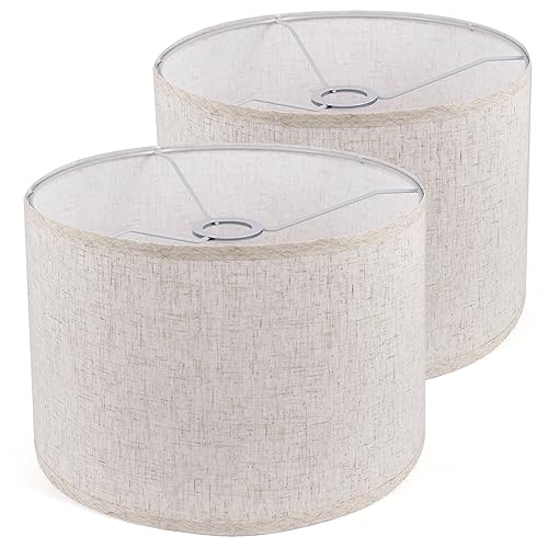 Koorle LSOO4 Beige Trommel Lampenschirme 2er-Set