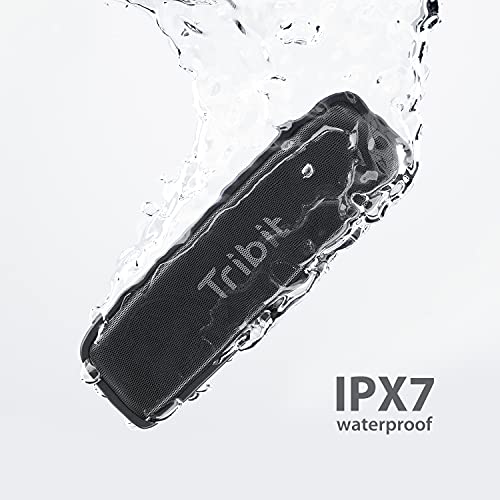 Tribit Ipx7 Waterproof Bluetooth Speaker Ultra-Portable 12W Loud Hd Sound Bluetooth 5.0 Tws Pairing, 10H Playtime, Usb-C Charging, 100Ft Range Perfect For Shower Pool Beach Travel, Xsound Surf #TOP3