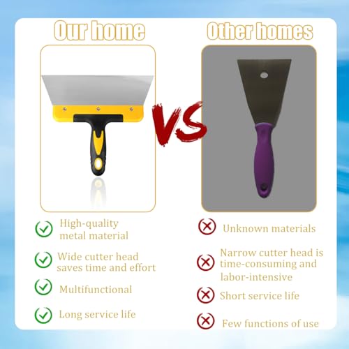 Cunguv Large Pigeon Droppings Scraper Birds Poop Remover Stainless Steel for Coop