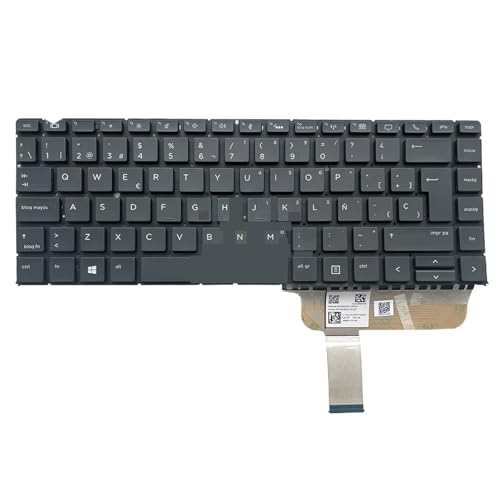 Clavier espagnol HP EliteBook x360 1040 G4 G5 G6 de rechange pour ordinateur laptop