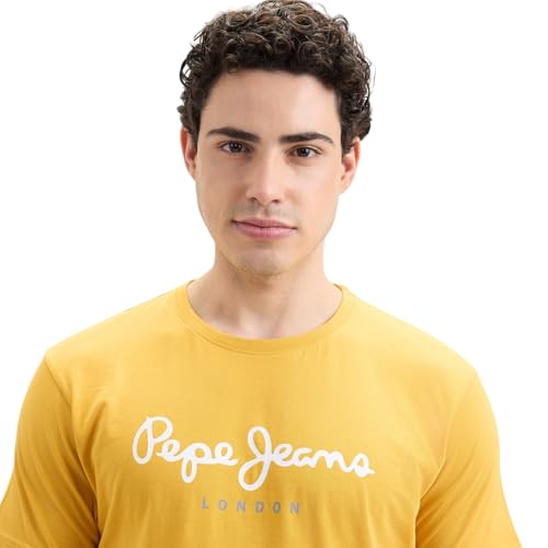 Image of Pepe Jeans Men T-Shirt|Cotton|Slim Fit