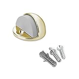 Color: dorado INOFIX 66647 Tope Puerta Metálico con Tornillo, Dorado
