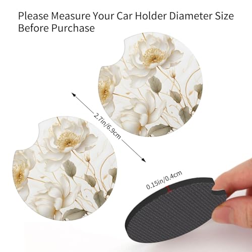 Portavasos para Carro Floral 2 Piezas de Goma miniatura 3