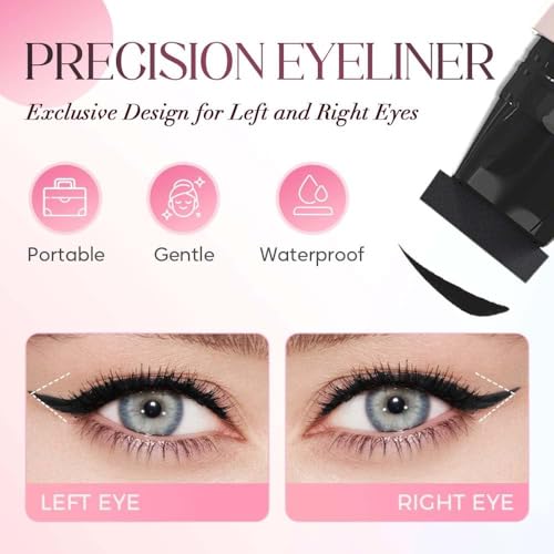 Delineador de ojos plegable con sello y lápiz gel miniatura 7