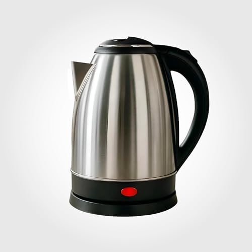 Chaleira Elétrica Jarra Inox 1,8 Litros 127v Desligamento Automático E Luz Indicadora, Ferve Água Rápido Para Chás, Cafés E Chimarrão 127v