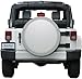 Amfor Spare Tire Cover, Universal Fit for Jeep, Trailer, RV, SUV, Truck and Many Vehicle, Wheel Diameter 25