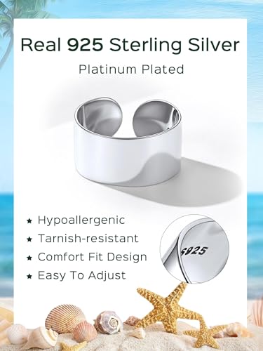 ChicSilver 925 Sterling Silver Toe Ring Minimalist Hypoallergenic Adjustable Band Ring Summer Beach Bare Foot Jewelry4