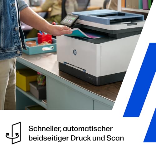 HP Color LaserJet Pro MFP 3302fdwg Multifunktions-Farblaserdrucker, Fax, Automatischer beidseitiger Druck, Touchscreen, Wi-Fi, Ethernet, USB, Wolf Pro Security
