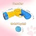Interactive Cat Toy Ball Launcher Pistol with 100 Pcs Pom Pom Balls, Magic Pet Fetch Gun Shooter, Flying Plush Ball Shooting Play for Dogs and Kittens, Fun and Fuzzy Games Training for Indoor Kitties
