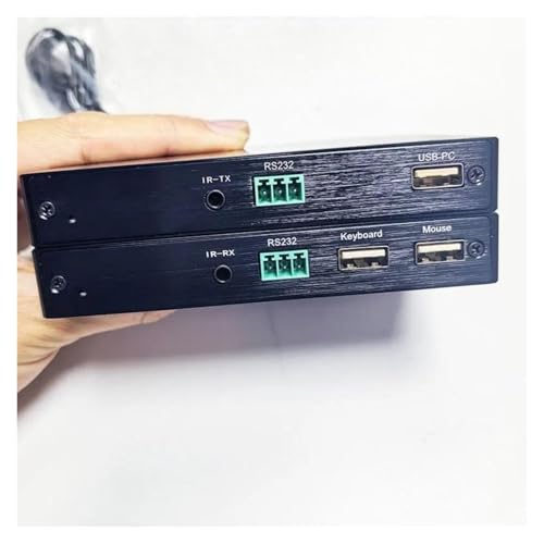 Extensor IP 4K de 200 m con transmisión estable sobre divisor HDMI KVM RJ45 3