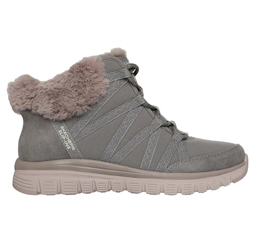 Skechers Stivaletti da donna Graceful Cozy STROLLS, verde oliva, 36, Oliva, 36 EU