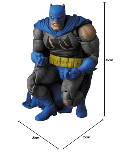 Image of Medicom The Dark Knight Returns: Triumphant Batman Mafex Action Figure, Multicolor