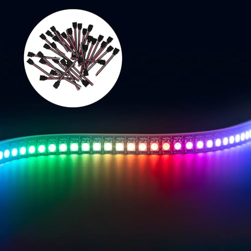 Conectores para tiras LED RGB con empalme sin soldadura de plástico ABS resistente 7