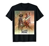 Star Wars Celebration Mural The Clone Wars Logo T-Shirt T-Shirt