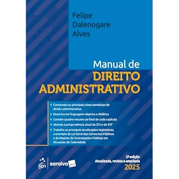 Capa do livro Manual de Direito Administrativo - 2ª Edição 2025
