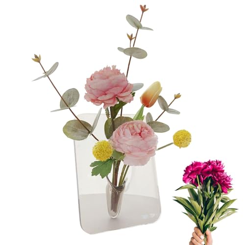 Vase en verre transparent pot de fleurs décoration de table - 7