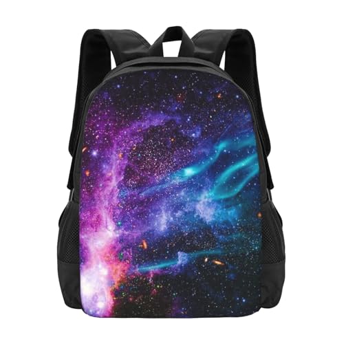 Galaxy Space Backpack Large Capacity Backpacks Leisure Travel Daypack 12.5X5.5X16.5 inch