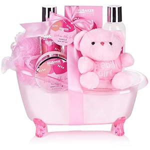 BRUBAKER Cosmetics 7-delige babycadeauset voor meisjes – cadeau voor pasgeborenen babyshower meisjes…