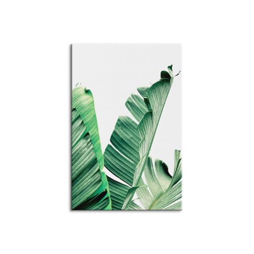 �A�� ���A�� �k�� 3 �� �A�[�g�p�l�� 3 �p�l�� �O���[�� �΂̗t ���_�� �ǃA�[�g �C���e���A �G�� �|�X�^�[ �L�����o�X �Ǐ��� �Ǌ|�� ������� �{�[�h �\�t�@�̔w�i �ǂ̊G ���蕨 �ؘg�t���̊����i (50x70cm�i20x28in�j,B)