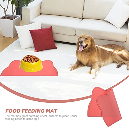 POPETPOP Gato alimento tapa de tigela taça reutilizável silicone tape