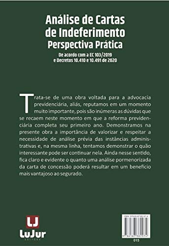 Análise De Cartas De Indeferimento Perspectiva Prática