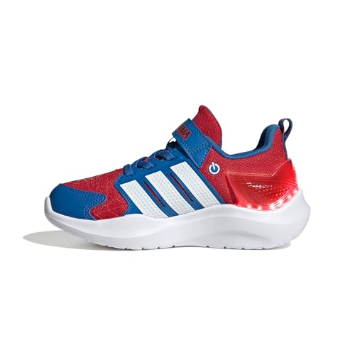adidas Unisex-Baby Marvel Lightorama Spider-man, Better Scarlet/White/Bright Royal, 9