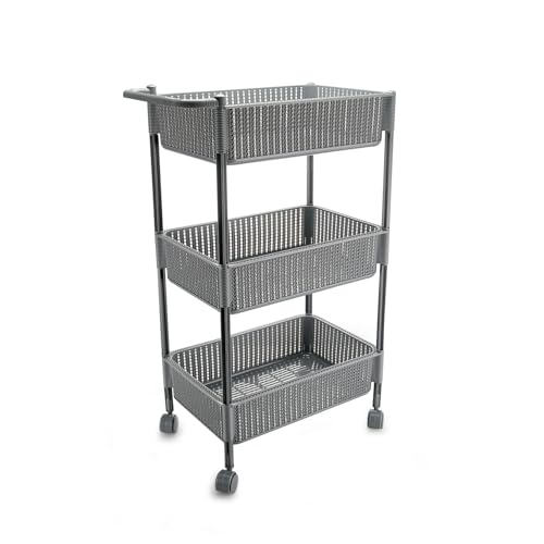 Nayasa Rope Trolley 3 Layers | Kitchen Organizer | Kitchen Shelf ...