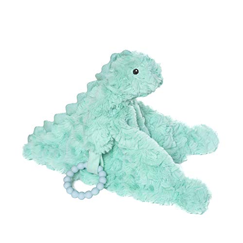 Manhattan Toy Little Jurassics Chomp Dino Baby Soothing Blankie with Removable Silicone Teether Manhattan Toy Little Jurassics Chomp Dino Baby Soothing Blankie with Removable Silicone Teether