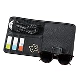 ボンフォーム (BONFORM) 収納 クラッシーミッキー サンバイザーポケット サイズ:280×165×10mm カラー:ブラック 7244-04BK