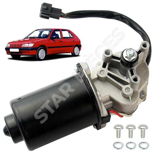 Motor limpiaparabrisas compatible para Peugeot 306 (1993-2002) 640589