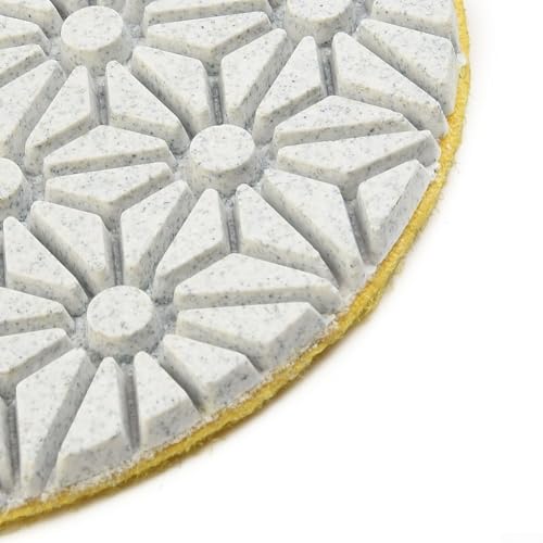 Juego de almohadillas de pulido húmedo/seco de 100 mm 3 pasos para granito hormigón mármol piedra