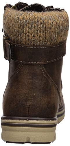 Cliffs By White Mountain Shoes Kelsie Women's Lace-Up Hiker Style Bootie, Brown/Fabric, 7.5 M #TOP2