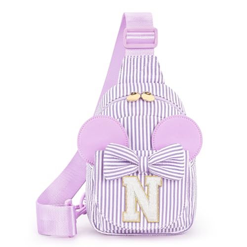 Image of Mibasies Sling Bag for Girls Gift, Toddler Girl Toys, Purple N