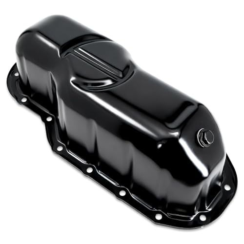 Lower Engine Oil Pan Sump with Drain Plug, Compatible with 2008-2020 Toyota Land Cruiser, 2008-2020 Sequoia, 2007-2020 Tundra & 2008-2020 Lexus LX570, V8 4.6L/5.7L, Replace# 12102-38010