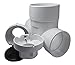 Rectorseal 96901 ABS Clean Check Backwater Valve, 3"