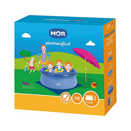 Mor - Piscina Inflável 1.400 Litros