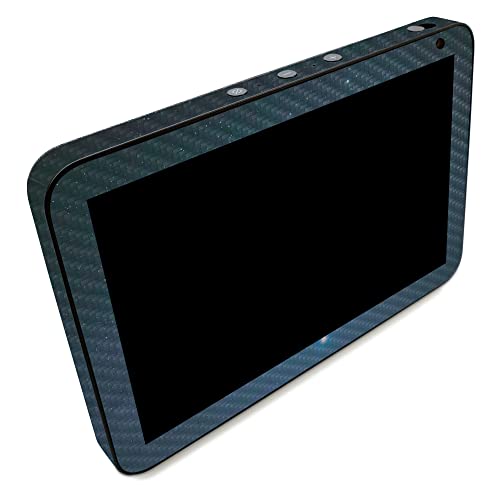 Image of MightySkins Carbon Fiber Skin Compatible with Amazon Echo Show 8 (Gen 2) - Night Sky | Protective, Durable Textured Carbon Fiber Finish | Easy to Apply | Made in The USA