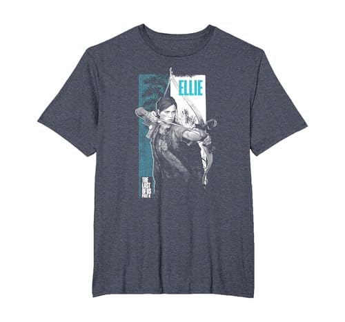 The Last of Us Part II Ellie Ready for Fight Big Poster V2 Maglietta, Uomo Taglie Grandi, Pervinca, 5X Tall