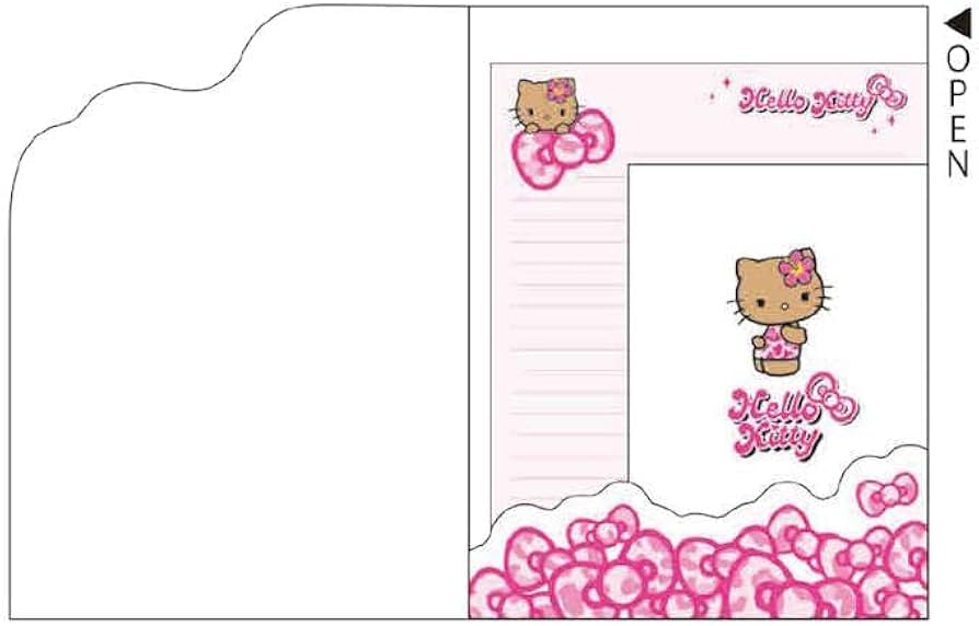 Amazon.co.jp｜サンリオ ダイカットケース付きレター 日焼けハロー