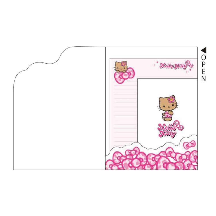 Amazon.co.jp｜サンリオ ダイカットケース付きレター 日焼けハロー