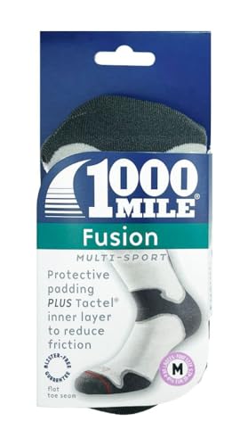 1000 Mile FUSION SOCK BLACK 2029 - LM (6-8«) LADIES - Image 2