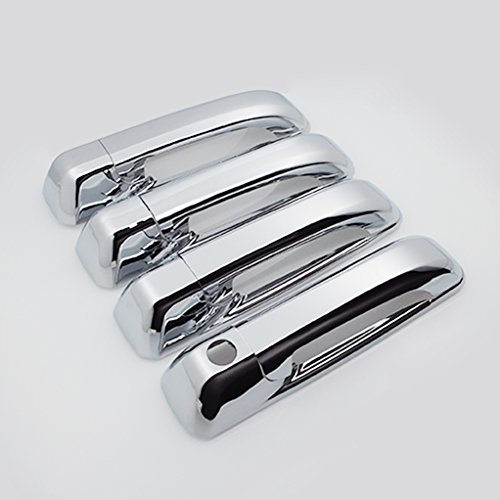 EAG Chrome ABS Door Handle Cover Fit for 09-16 Ram 1500/10-16 Ram 2500/3500 / 05-10 Grand Cherokee / 06-10 Commander 4 Door