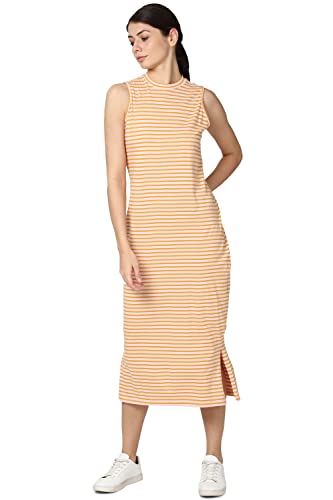 Image of Van Heusen Mirako Women's Cotton Sheath Knee-Length Casual Dress