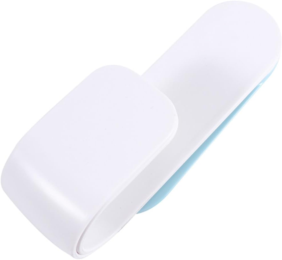 OUNONA Rotatable Pot Lid Holder Wall Mounted Storage Rack, No Punching ABS