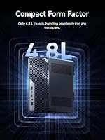 MINIS FORUM MS-02 Ultra Mini PC, Core Ultra 9 285HX Prozessor (24C/24T bis 5,5 GHz) und Intel Graphics, 32GB DDR5/1TB NVMe SSD, HDMI/USB4/2 x USB4 V2, 2x25G SFP+, 10G RJ45, 2.5G RJ45, PCIe 5.0 x16 – Ansicht 6