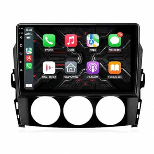 Radio 2 DIN para Mazda MX5 2008-2015 con Carplay inalámbrico 2G 32G pantalla multimedia