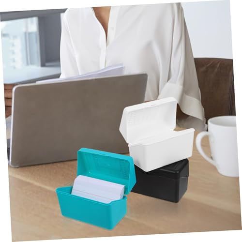 Boîte de rangement pour fiches index SECFOU blanche solution bureau net - 5