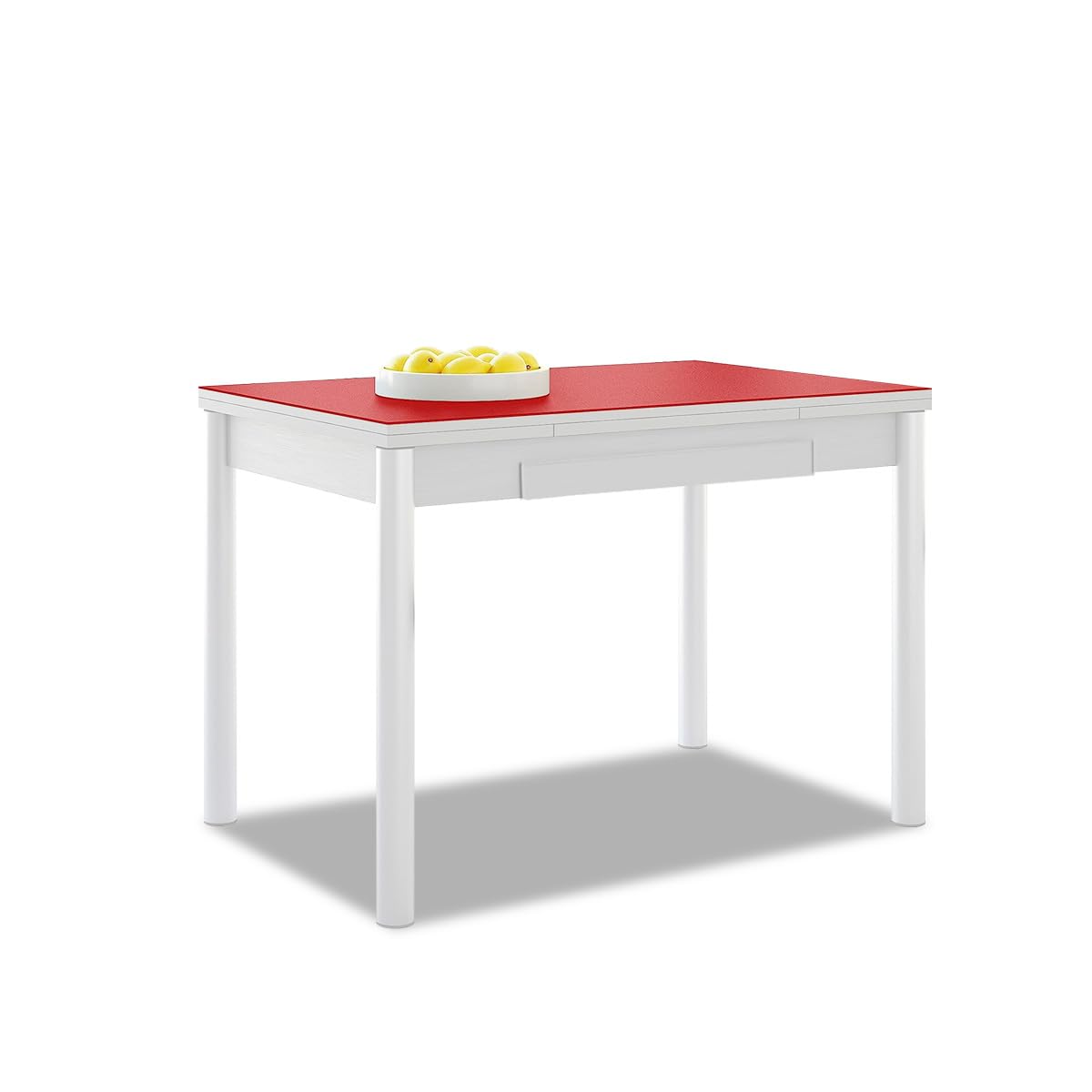 ASTIMESA Table de Cuisine, Rouge, 90 x 50 cm